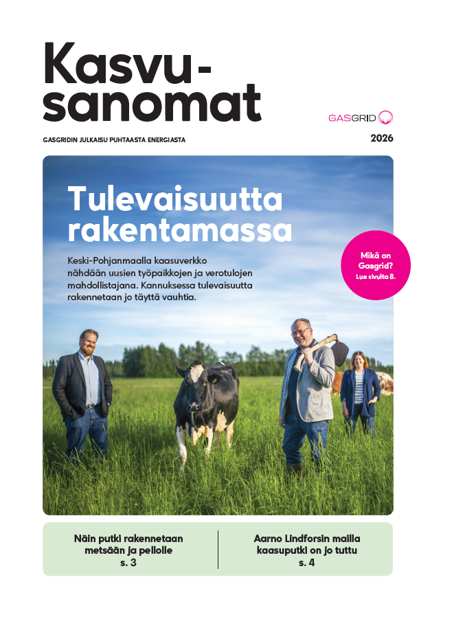 Gasgridin 2026 Kasvusanomien kansi