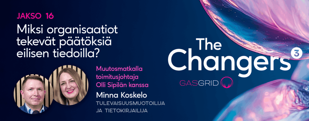 Minna Koskelo puhuu tulevaisuusmuotoilusta The Changers -podcastissa