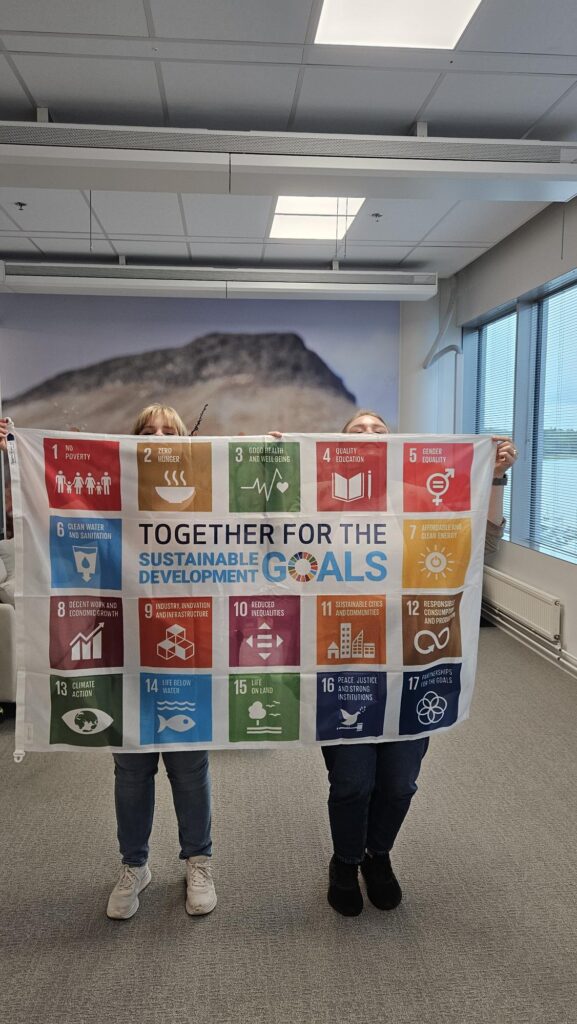 Gasgrid tukee kestävän kehityksen tavoitteita ja osallistuu kestävän kehityksen liputuspäivään 2025.